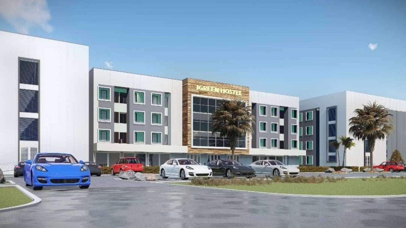 STU hostel rendering